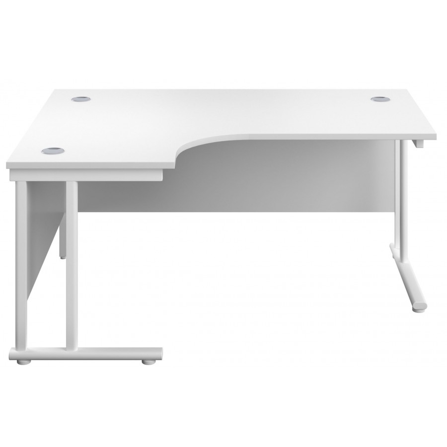 Olton Twin Cantilever Corner Office Desk